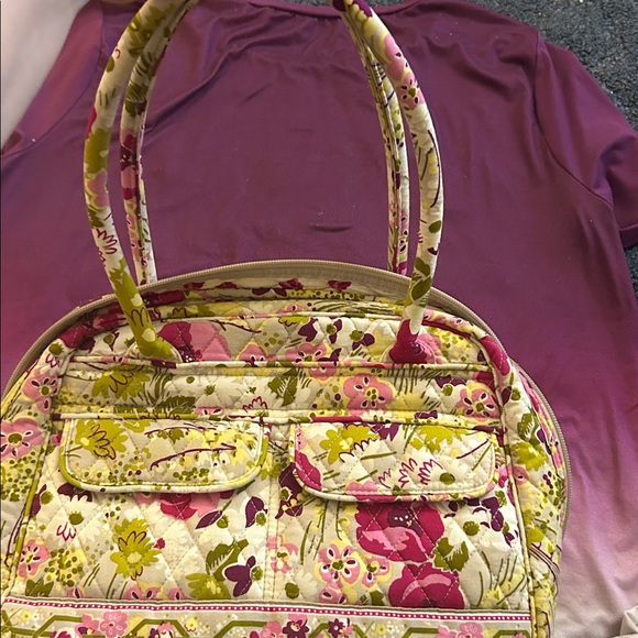 Vera Bradley retired Make Me Blush Dome shoulder bag. - Picture 4 of 4